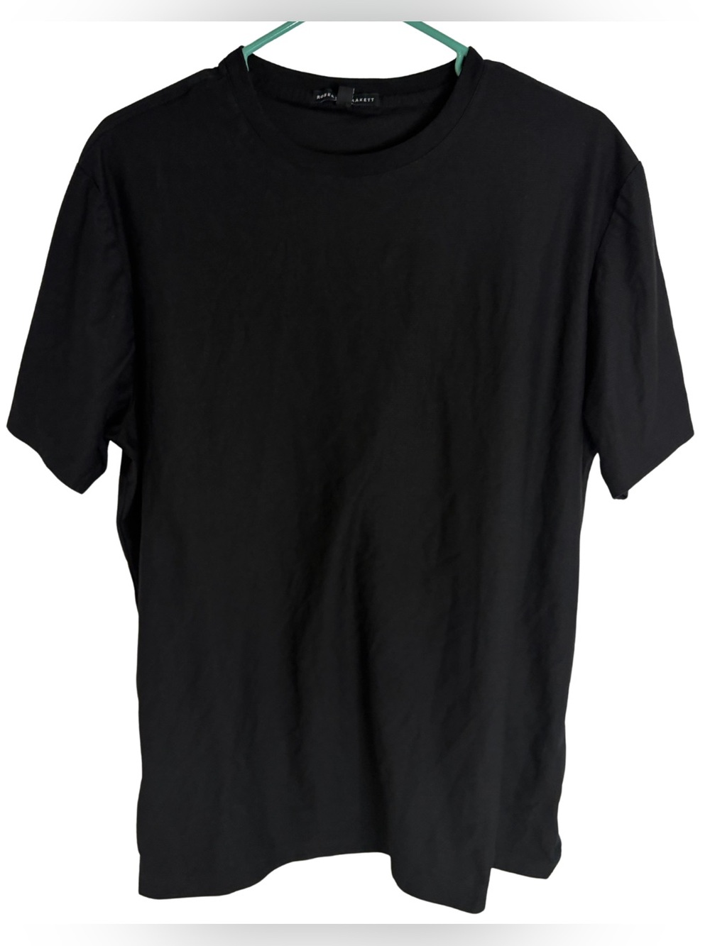 3/$20 Robert Barakett Black Short Sleeve Crewneck Tee Size Large